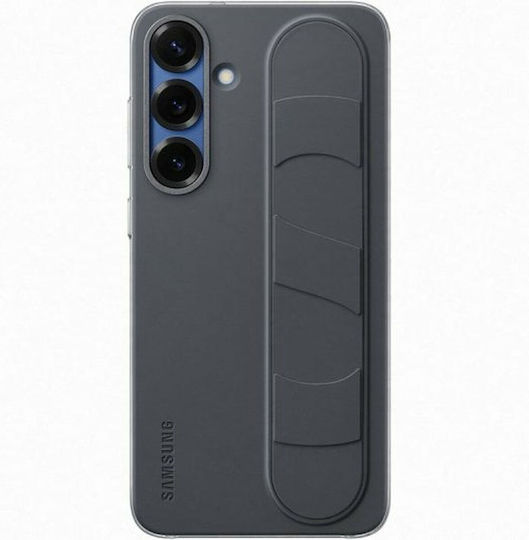 Samsung Standing Grip Umschlag Rückseite Silikon Schwarz (Galaxy S25+)