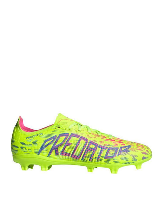 adidas Predator League Ποδοσφαιρικά Παπούτσια με Τάπες FG/MG Μπεζ