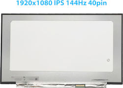 Laptop Monitor 17.3 N173hce-g33 Rev.c1 1920x1080 IPS FHD 40 Pin LED 144Hz Laptop Monitor 17.3 N173hce-g33 Rev.c1 1920x1080 IPS FHD 40 Pin LED 144Hz
