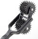 SMD SpireX, Spiked Double 5 Row Pinwheel, Sensitivity Double Wheel in Black Color