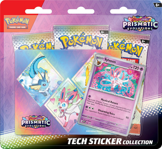 Pokemon Sv8.5 Evoluții Prismatice Colecția de Stickere Tech Sylveon Pok105201 Sylveon