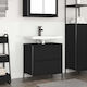 vidaXL Countertop without Sink L60xW34.5xH60cm Black Oak, Black