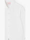Kids Shirt Long Sleeve Linen White Shirt Long Sleeves