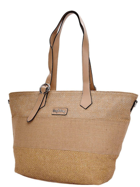 Bag to Bag Straw Beach Bag Beige