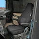 Husă de scaun camion personalizată Man Tgx II scaun șofer de la 2020 încolo 1 bucată negru gri