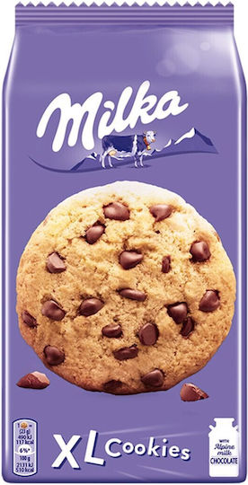 Milka Xl Cookies Choco Milk Chocolate Chip Cookies 184 G