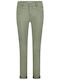 Damen Stoff Hose Tea Green