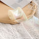 6cm X 9m Beige Symphony Fishtail Thread Flower Cake Baking Packaging Ribbon Lace Decorative Tissue