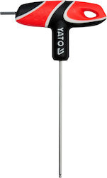 Yato Cheie Allen în formă T-Piece cu vârf de dimensiune 2.5mm