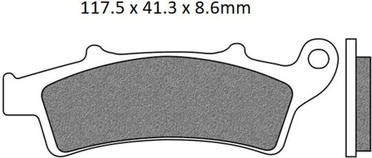 Bremsbelagsatz Fd0282 Organisch Fa324 Newfren115416