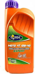 Lubex Moto 4t 10w-40 Expert Λάδι Μοτοσυκλέτας Api Sg Sf Cd 1lt 31736