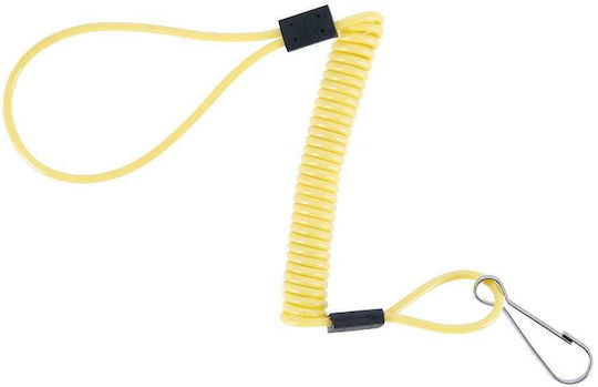Oxford Mini Motorcycle Lock Reminder Cable in Yellow