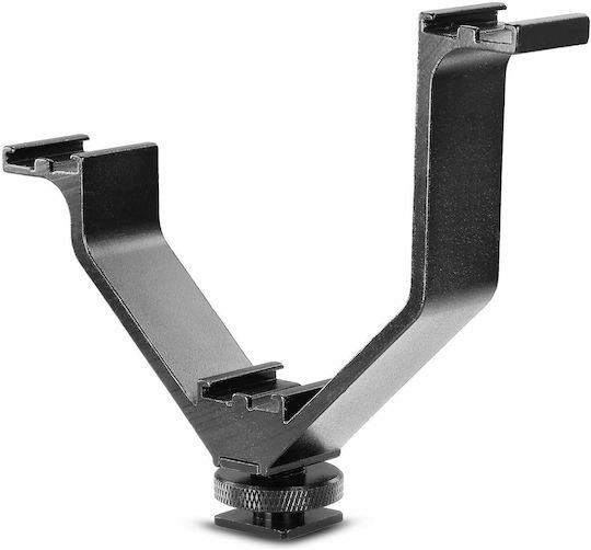 Neewer Aluminiumlegierung 5"/12,5 cm V-Form Dreifach 3 Universal Cold Shoe Halterung 10086390