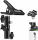 Neewer 1 Pack Photo Studio Heavy Duty Metal Clamp Holder Cold Shoe Adapter 90095592