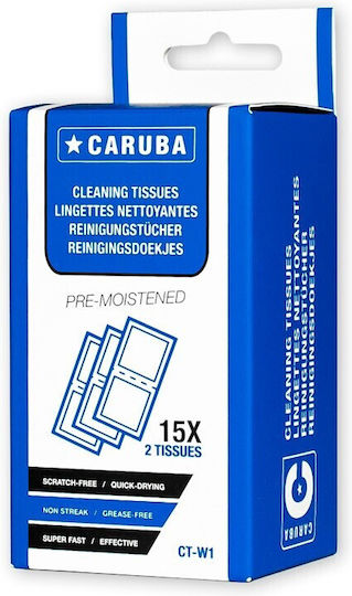 Caruba Εμποτισμένα Μαντηλάκια Καθαρισμού 30 Τεμ Ct-w1