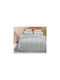 Chios Hellas Cotton Duvet Cover Set 160x240cm Single with Pillowcase Multicolour 35230S2