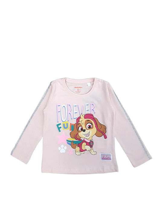 Bluză pentru copii Cu mânecă lungă Pink