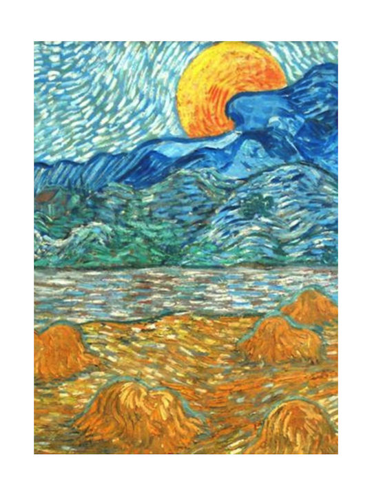 Van Gogh "Wheatfield" Canvas Print Painting 50*70 cm Canvas Only