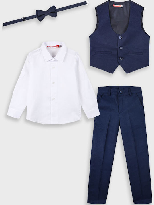 Kids' Suit Summer 4pcs BLACK