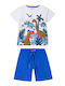 Kinder-Set mit Shorts Sommer 2Stück White-rose