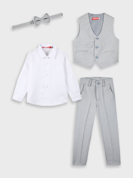 Energiers Kids' Suit Summer 4pcs Gray