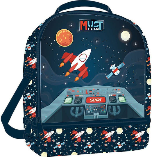 Must Team School Insulated Snack Bag 7L Blue 22x16x28cm