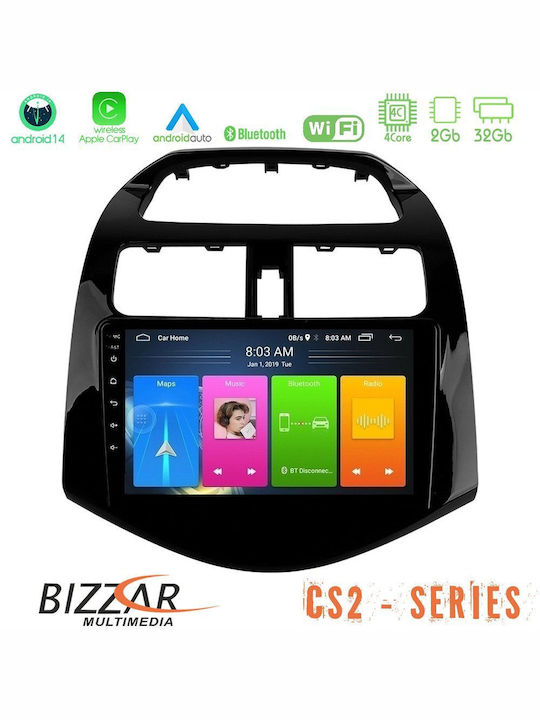 Bizzar Автомобилна Аудио Система (Блутут/USB/AUX/WiFi/GPS/Apple-Carplay/Android-Auto) с Тъчскрийн 9"