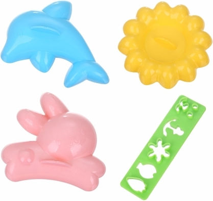 Set 4 Piese Matriță DIY Sushi Iepure Delfin Orez