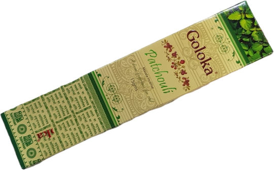 Bețișoare parfumate Goloka Patchouli Agarbathi 15 bucăți