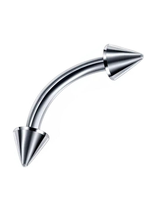 Sequoia Σκουλαρίκι Piercing Ατσάλι Φρυδιου Βανανα I-00223 1.2*8*3*3