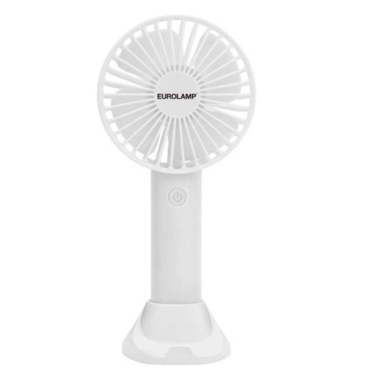 Eurolamp Вентилатор USB 3W Бял 300-20549