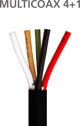 Multicoax Rg6 4+1 Ccs Pvc Καλώδιο Ομοαξονικό 100m