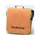 Tragbare Vinyl-Schallplattenkiste Technics 54240b LP Kuriertasche 25 Orange Grün