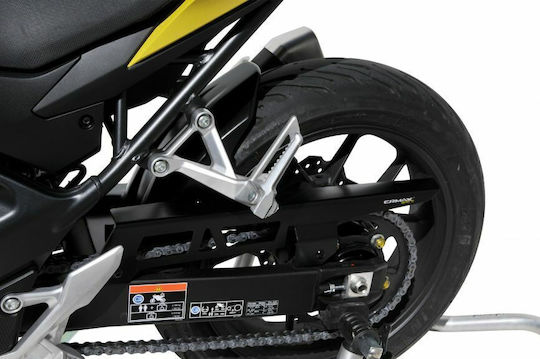 Ermax Zurück Hinterradkotflügel Motorrad für Honda CB 750 / Hornisse Schwarz 1Stück