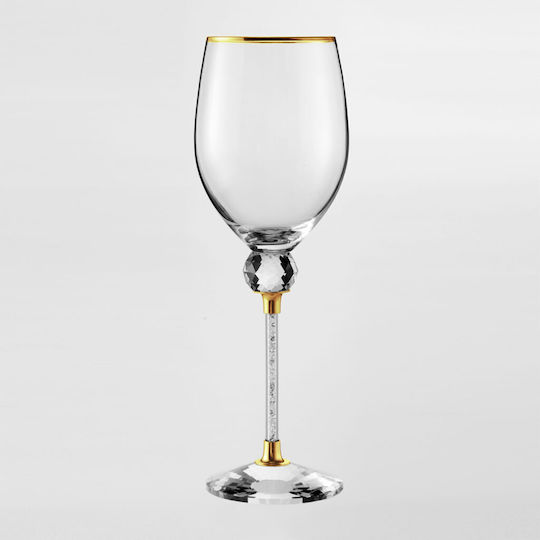 Kaliso Wine Glasses for Wedding made of Crystal Gold 1pcs