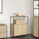 vidaXL Cabinet de baie L76.5xA35xÎ95cm Sonoma