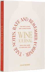 Printworks Wine Tasting Journal Σημειωματάριο Κόκκινο