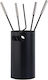 Zogometal Set de unelte pentru șemineu cu găleată Inox Matte Black