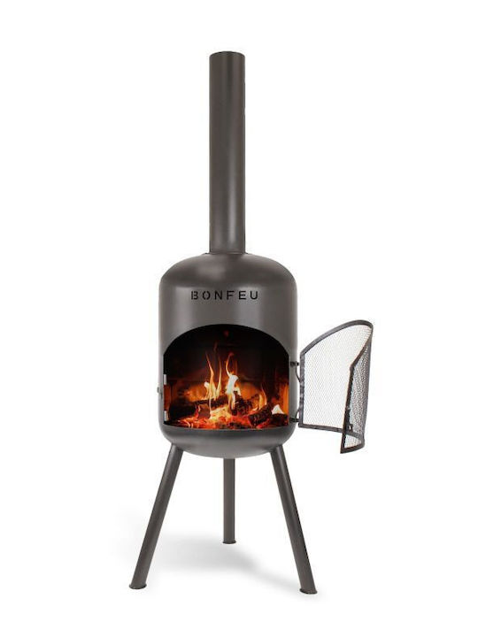 Bonfeu Bonbono Огнище На открито Черен 45x45x165см