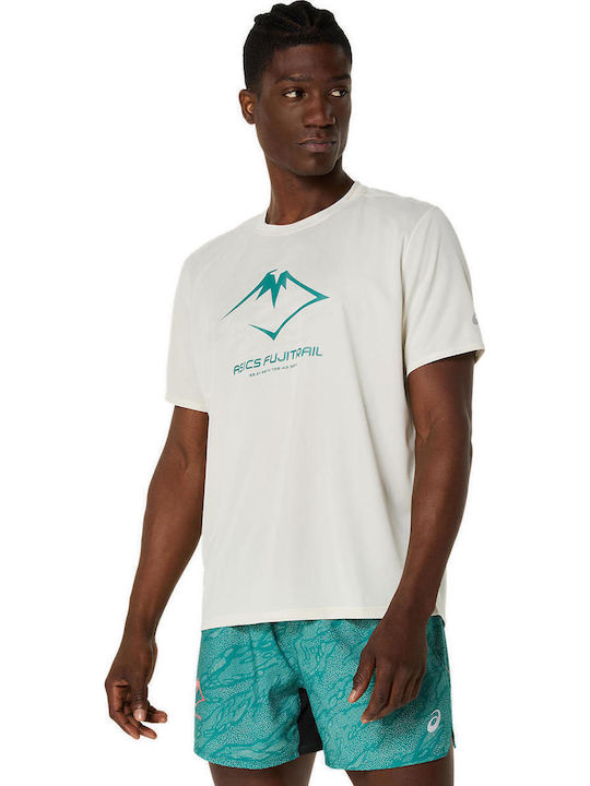 ASICS Fujitrail Tricou sport Bej 2011C981-201 | Skroutz Romania