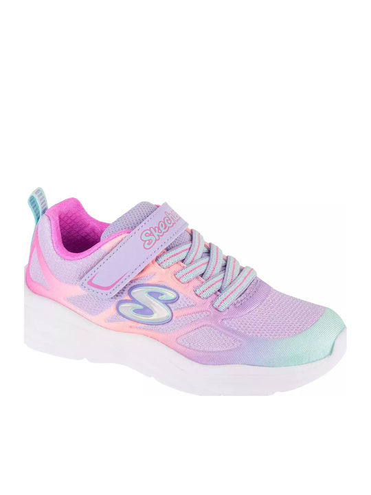 Skechers Power Jams Kids Sneakers with Hoop & L...