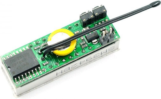 Ds3231sn 3 In 1 Led Digital Clock Temperature Voltage Module Green