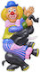 Carnival Wall Décor Plastic Clown Height 47cm