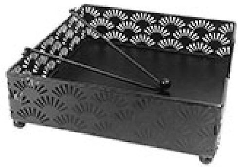 Country Casa Suport pentru șervețele Metalică Gri 19x19x6cm THH003