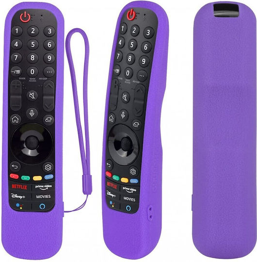 Silikonhülle für LG OLED Magic Remote Control Yibichin An-mr21 Lila