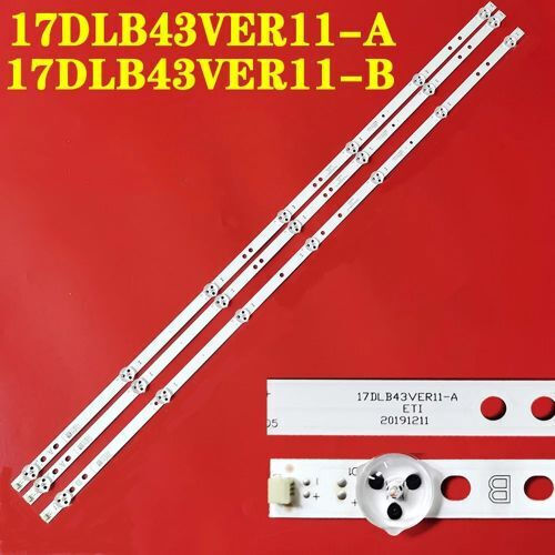 Vestel 43 Inch Set of 3 Led Backlight Bars 17dlb43ver11a/b Eti