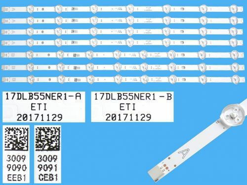 Vestel 55" 17dlb55ner1-a/b Set 7pcs Led Bar