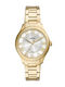 Fossil Gilmore Womens Watch 38mm Battery with Gold Stainless Steel Bracelet