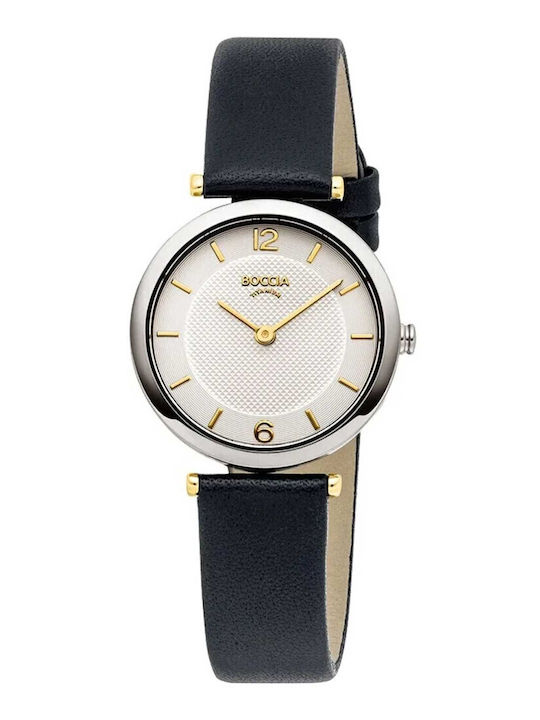 Boccia Women's Watch with Black Metal Bracelet