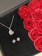 Set cu Colier & Cercei Placat cu aur